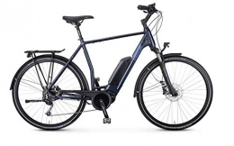 Kreidler Fahrräder Kreidler Vitality Eco 6 Sport + Trekking Pedelec 9-Gang Deore 500Wh Ah;13, 4 Ah Herrenfahrrad 9 Gang Kettenschaltung dunkelblau matt Bosch