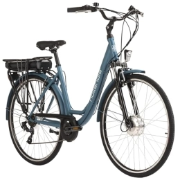 KS Cycling E-Citybike Damen Hollandia Lido 28'' E-Bike blau 250 Watt Li-Ion 36V/13 Ah 7 Gänge