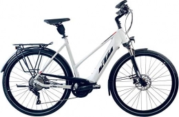 KTM Fahrräder KTM Cento 10 Plus, 10 Kettenschaltung, Damenfahrrad, Trapez, Modell 2020, 28 Zoll, White matt (Black+red), 46 cm