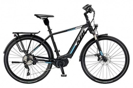 KTM Fahrräder KTM Macina Style 10 CX5 Bosch Elektro Fahrrad 2019 (28" Herren Diamant 51cm, Schwarz matt / Wei / Azzuro Herren)