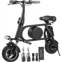 L&U Fahrräder L&U Faltbares elektrisches Fahrrad-400W 36V 8AH, das den E-Fahrrad-Roller-21 Meilen-Strecke-120kg tragend faltet, Schwarz