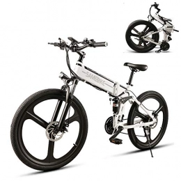 LCLLXB Fahrräder LCLLXB Elektrofahrrad Ebike Mountainbike, Zusammenklappbares Elektrofahrrad Tragbar mit Abnehmbarer Lithiumbatterie Explosionsgeschützte Reifenbatterie Diebstahlsicherung