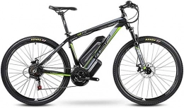 LEFJDNGB Berg Elektro-Fahrrad 26-Zoll-Hybrid-Fahrrad / (36V10Ah) 24 Geschwindigkeit 5 Speed Power System Mechanische Scheibenbremse Cruiser bis zu 35KM / H (Color : Green)