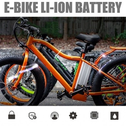 Leoboone Elektro-Fahrradakku 36V 10AH 360W E-Bike Lithium-Ionen-Akku mit Ladegert Hochleistungs-Elektro-Fahrrad-Umbausatz