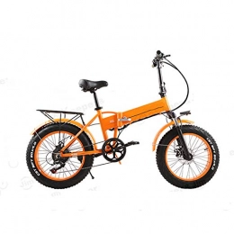 LILIJIA Fahrräder LILIJIA 20 '' Reifen Faltbares Mountain-elektrofahrrad für Erwachsene, 48V / 500W 12, 8Ah Abnehmbare Lithiumbatterie Mit Hoher Kapazität E-Bike-doppelscheibenbremsen Mit Led-nachtlicht