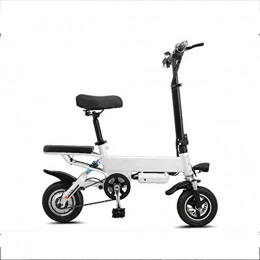 LILIJIA Elektrofahrräder LILIJIA Kleine Outdoor-fahrradreise Workout und Pendeln Doppelklapp-elektrofahrrad Mit 500 W 36 V 10 Ah Hochleistungs-Lithium-ionen-Batterie-e-Bike, Weiß