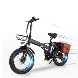 LILIJIA Fahrräder LILIJIA Magnesiumlegierung All Terrain Adult Faltbare Ebikes Fahrräder, 500w 48v 13ah Abnehmbare Lithium-ionen-Batterie Mountain Ebike, für Den Pendelverkehr Im Freien