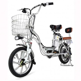 LILIJIA Fahrräder LILIJIA Mountain Faltbare 240w Elektrofahrräder für Erwachsene, 12 / 20"48v / 12ah Lithium-ionen-Batterie Pendeln Elektrisches Eltern-Kind-Fahrrad, Tragfähigkeit 120 Kg, 48V16inch / 55km