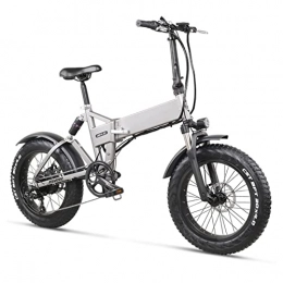 LIU Elektrofahrräder liu Falten Elektrische Fahrräder for Erwachsene Elektrische Fahrrad 500 Watt 20 Zoll 4.0 Fettreifen Mountainbike Strand Fahrrad E-Bike for Männer Frauen
