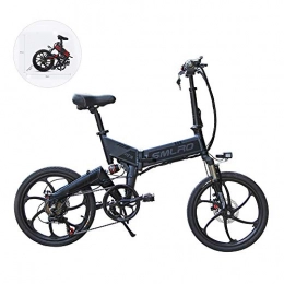 LKLKLK Fahrräder LKLKLK Mini Elektrisches Fahrrad, Mit Abnehmbarer Lithium-Batterie Mit LED-Scheinwerfer Ebene 5 Tempomat LCD-Instrumente (Faltbar)