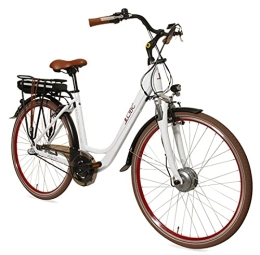 LLobe Fahrräder LLOBE City E-Bike Metropolitan Joy weiß, 28 Zoll, Akku 36V / 13Ah, 250 Watt Motor
