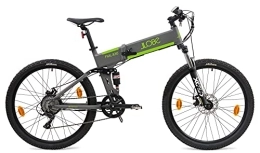 LLobe Fahrräder LLOBE Klappfahrrad MTB E-Bike FML 830 grau, 28 Zoll, Akku 36V / 10.4Ah, 250 W Motor
