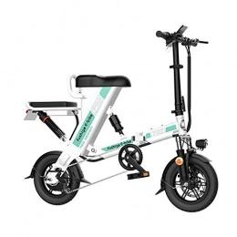 LOISK Fahrräder LOISK Elektrofahrrad zusammenklappbar Leichtes Elektrofahrrad 250W 36V mit 14-Zoll-Reifen-LCD-Bildschirm für Erwachsene in der Stadt, Weiß, Boost up to 70km