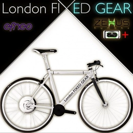 London FIXED GEAR Elektrofahrräder London Fixed Gear "zehus E-Bike + efneo Shadow" 3Geschwindigkeitsstufen Getriebe Elektro Pedelec