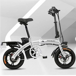 LOO LA Elektrofahrräder LOO LA E-Bike Elektrofahrrad Alu 12 Zoll, Pedelec Citybike leicht, Mittelmotor 400W Alu-Rahmen E-Citybike 3 -Modus, Wei