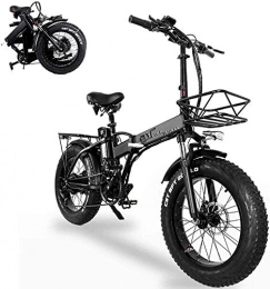 LZMX Fahrräder LZMX 20-Zoll-Faltbarer elektrisches Fahrrad mit 48V Movable 15Ah Lithium-Ionen-Batterie-Berg Elektro-Fahrrad, ausgerüstet mit elektronischen Geräten und abnehmbaren Einzeln Fahrrad