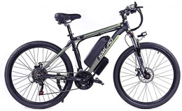 LZMX Fahrräder LZMX 26-Zoll Erwachsene elektrisches Fahrrad, 27-Gang-Dating herausnehmbare Batterie Mountainbike 48V10AH350W, mit LCD-Anzeige und Scheinwerfer Pendler Herren-elektrischem Cross-Country-Bike