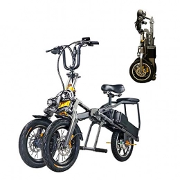 LZMXMYS Fahrräder LZMXMYS Elektrisches Fahrrad, 14''Ebike, elektrisches Fahrrad, elektrisches Fahrrad, 30 km / h Erwachsene Ebike mit Lithium-Batterie 350W 48V, Hydraulikl Brake, Inverted dreirdrigen Struktur Elektro