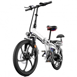 LZMXMYS Fahrräder LZMXMYS Elektrisches Fahrrad, 20" Faltbare City Electric Bike, Betreutes elektrisches Fahrrad 250W Sport Fahrrad mit 48V Abnehmbare Lithium-Batterie