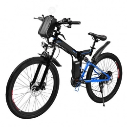 LZMXMYS Fahrräder LZMXMYS Elektrisches Fahrrad, 21 Elektro-Folding Mountain Bike mit abnehmbarem 36v 8ah Lithium-Ionen-Akku 250W Motor Electric Bike E-Bike 26 Speed Gear Unisex Sto- elektrischer Fahrrad-Rahmen