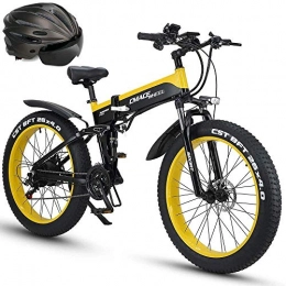 LZMXMYS Fahrräder LZMXMYS Elektrisches Fahrrad, elektrisches Fahrrad Erwachsene Elektro-Fahrrad / Elektro Mountainbike, 500w Elektro-Hybrid Bike 26 Zoll Fat Fahrrad 48V 12.8ah Snowmobile Folding Ebike