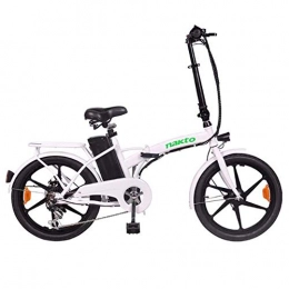 LZMXMYS Fahrräder LZMXMYS Elektrisches Fahrrad, elektrisches Fahrrad Folding Elektro-Bike for Erwachsene 36V 350W 10Ah austauschbaren Lithium-Ionen-Akku City Electric Bike Urban Commuter (Color : White)