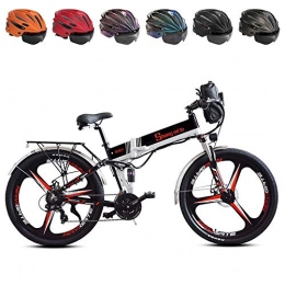 LZMXMYS Fahrräder LZMXMYS Elektrisches Fahrrad, elektrisches Fahrrad for Erwachsene 26" 350W elektrischen Fahrrad Stealth 48V10.4AH Lithium-Batterie Modified Elektro-untersttzte Mountain Bike Male Variable (vorausgese