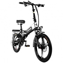 LZMXMYS Fahrräder LZMXMYS Elektrisches Fahrrad, Elektro-Bikes for Erwachsene 20" Reifen Folding Electric Bike mit 350 Watt Motor und Wechsel 48V 12.5Ah Lithium-Batterie 7-Gang E-Bike-Al-Legierung und Doppelscheibenbrem