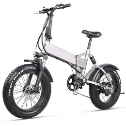 LZMXMYS Elektrofahrräder LZMXMYS Elektrisches Fahrrad, Folding Electric Bike Pendler Stadt Ebike 20 Zoll 500w 48v 12.8ah elektrisches Fahrrad Lithium-Batterie Folding Mountain Bike mit Rear Seat und Scheibenbremse