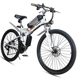LZMXMYS Fahrräder LZMXMYS Elektrisches Fahrrad, Folding elektrisches Fahrrad, 26-Zoll-Portable elektrische VTT unlegierten Stahlrahmen Doppelscheibenbremse mit Frontlicht 36V / 8AH LED