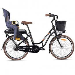 LZMXMYS Fahrräder LZMXMYS Elektrisches Fahrrad, Motorroller Elektrische Fahrrder mit Kindersitz, 20-Zoll-Elektro-Fahrrad for Mnner und Frauen 48V7.4Ah Lithium-Batterie sttztes Fahrrad 350W High-Speed-Motor New Natio