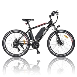 Meidom Elektrofahrräder Meidom E-Bike 26 Zoll Elektrofahrrad mit LCD Display, 36V 12.5Ah Lithium-Batterie, 250W Motor, Doppelscheibenbremsen, Shimano 21 Gänge E-Mountainbike