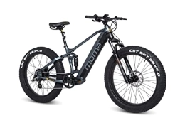 Moma Bikes Fahrräder Moma Bikes Elektrische MTB Fatbike, E-FAT 26 "PRO, Full SHIMANO 8 Gänge, Hydraulische Scheibenbremsen, Batterie Ion Lithium integriert und abnehmbar 48V 13Ah