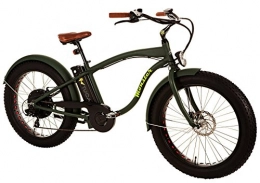 Marnaula Elektrofahrräder MONSTER - Ist das Fat Elektrobike - Is The Electric Fat Bike - Rahmen: Alu Hydro TB 7005 - Rder: 26 " - Shimano Alivio 6-Gang - Shimano Alivio 14-28 Zhne (GREEN FOREST)