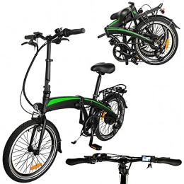 CM67 Elektrofahrräder Mountainbike Adult Ebike 350W Elektrofaltbares Elektrofahrrad Reines Faltrad mit 7-Gang-Getriebe Geeignet für Geschenke für Erwachsene