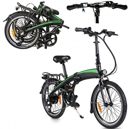 CM67 Fahrräder Mountainbike Adult Ebike Höhenverstellbares Elektrofahrrad Klappfahrrad mit austauschbarer Batterie Geeignet für Jugendliche und Erwachsene