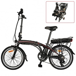 CM67 Elektrofahrräder Mountainbike Citybike Elektrofahrrad für Erwachsene mit LED-Anzeige 20 Zoll Stadt Elektrofahrrad Geeignet für Geschenke für Erwachsene