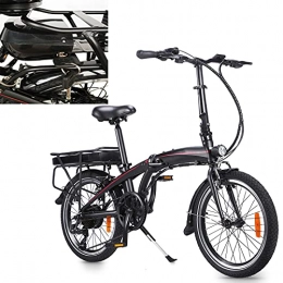 CM67 Elektrofahrräder Mountainbike Citybike Elektrofahrrad mit 250W Motor 7-Gang-Getriebe Faltbares Elektrofahrrad Geeignet für Jugendliche und Erwachsene