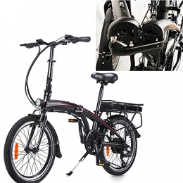 CM67 Elektrofahrräder Mountainbike Citybike Elektrofahrrad mit 250W Motor 7-Gang-Getriebe Faltrad aus Aluminiumlegierung Geeignet für Jugendliche und Erwachsene