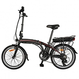 CM67 Elektrofahrräder Mountainbike Citybike Zusammenklappbares Elektrofahrrad mit 7-Gang-Getriebe Faltbares Elektrofahrrad Geeignet für Geschenke für Erwachsene
