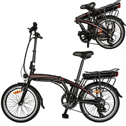CM67 Elektrofahrräder Mountainbike Electric Bike Elektrofahrrad für Erwachsene mit LED-Anzeige Faltbares Elektrofahrrad Ideal für Kurztrips