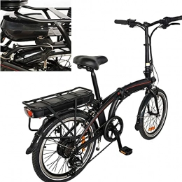 CM67 Elektrofahrräder Mountainbike Herren Elektrofahrrad Elektrofahrrad für Erwachsene mit LED-Anzeige 250W Faltrad für Männer und Frauen Unisex Fahrrad