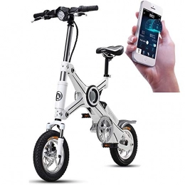 MRMRMNR Fahrräder MRMRMNR Faltbares E-Bike Für Erwachsene 36V 250W Tragbar Intelligent E-Bike Klapprad Für Männer Und Frauen, 1 Sekunde Falten, Bluetooth-Verbindung, Fernbedienung, Intelligente LED-Scheinwerfer