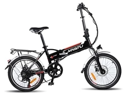 MYATU Elektrofahrräder MYATU E-Bike 20 Zoll Elektrofahrrad, E-Faltrad mit 36V 10.4Ah und Shimano 7 Gang-Schaltung, E klapprad e-Bike für Damen und Herren