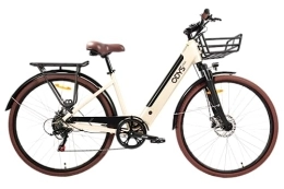 ODYS Elektrofahrräder Odys Unisex – Erwachsene VINTO E-Bike, Light Ivory, 27, 5