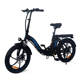 OneSport Elektrofahrräder ONESPORT Faltbares Elektrofahrrad 20 Zoll für Erwachsene, 250 W Elektrofahrrad mit doppelten Schutzblechen maximale Reichweite 35 km
