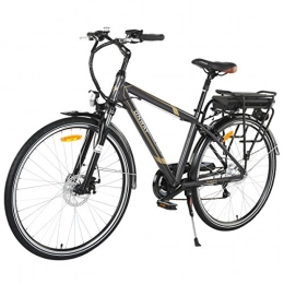 onWay Fahrräder Onway 28 Zoll 6-Gang Herren City E-Bike, Przise SHIMANO 6-Gang, 36V Lithium-Akku