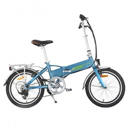 onWay Fahrräder Onway Elektro-Faltrad, 20 Zoll, Przise SHIMANO 6-Gang E-Bike, Frische Blau