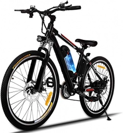 Oppikle Fahrräder Oppikle Faltbares E-Bike, 36V 250W Elektrofahrräder, 8A Lithium Batterie Mountainbike, 26 Zoll Große Kapazität Pedelec mit Lithium-Akku und Ladegerät (Nicht faltbar-Schwarz)
