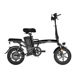 OQJUH Elektrofahrräder OQJUH Elektrofahrrad E-Bike-Fahrradklappbatterie Kapazität 8A / 12A / 20A / 30A Lithiumbatterie Elektrofahrrad aus kohlenstoffhaltigem Stahl für Erwachsene und Pendler, Endurance100KM
